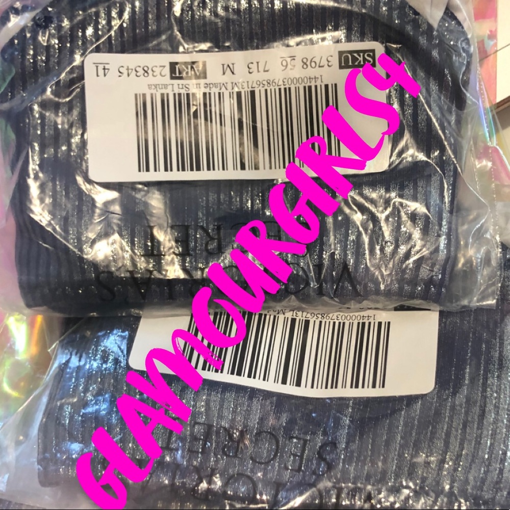 Pink Victoria’s Secret  SWIM Lace up Cheekster NWT - Picture 2 of 2